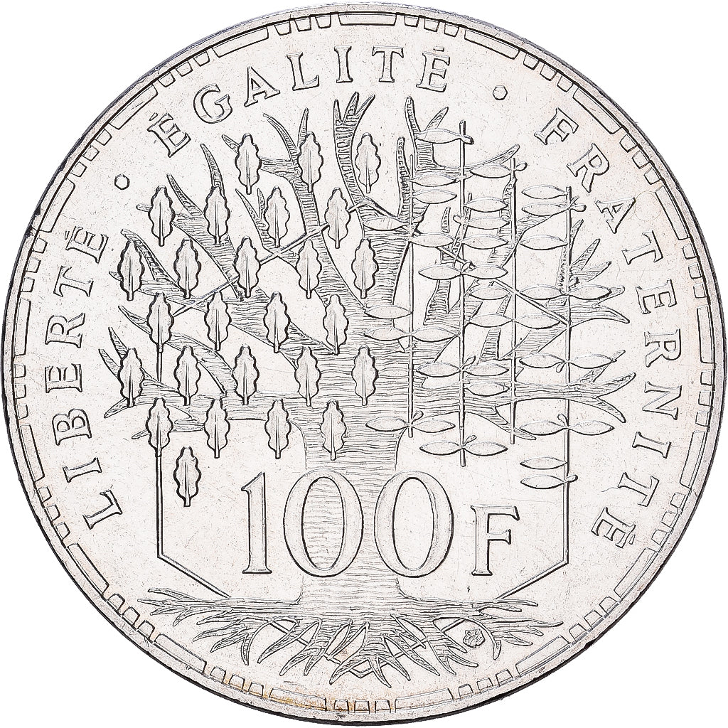 France, 100 Francs, Panthéon, 1995, MDP, Argent, SPL, Gadoury:898