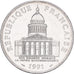 France, 100 Francs, Panthéon, 1991, MDP, Argent, SPL, Gadoury:898