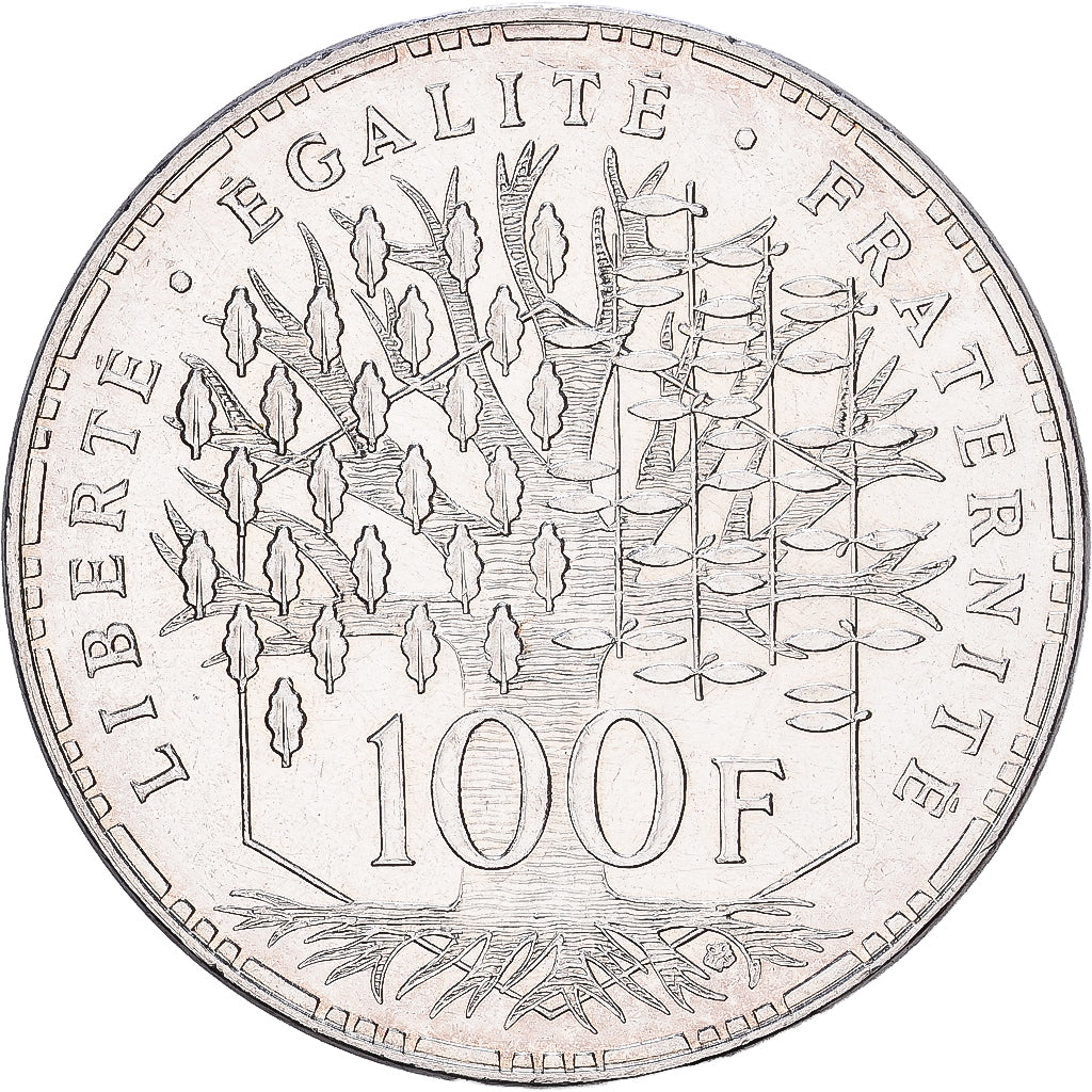 France, 100 Francs, Panthéon, 1991, MDP, Argent, SPL, Gadoury:898