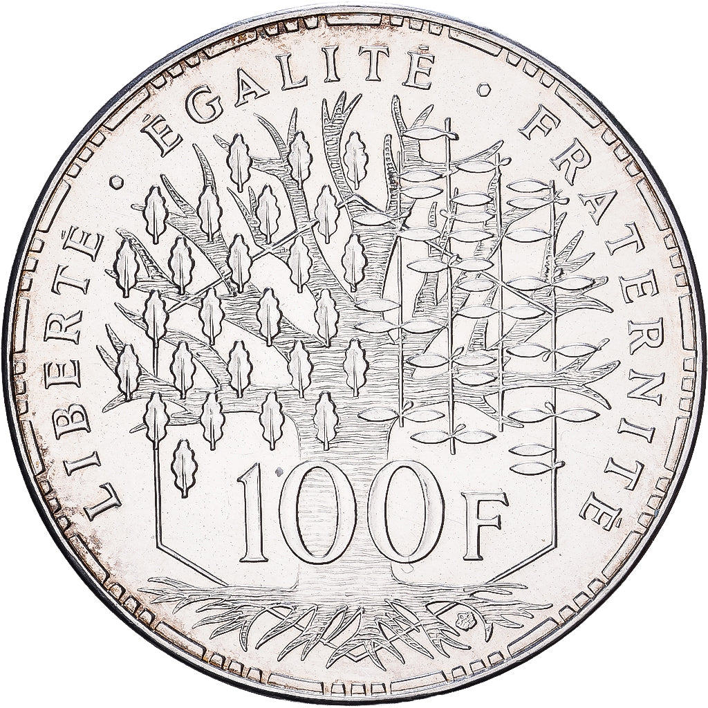 France, 100 Francs, Panthéon, 1996, MDP, Silver, EF(40-45), Gadoury:898