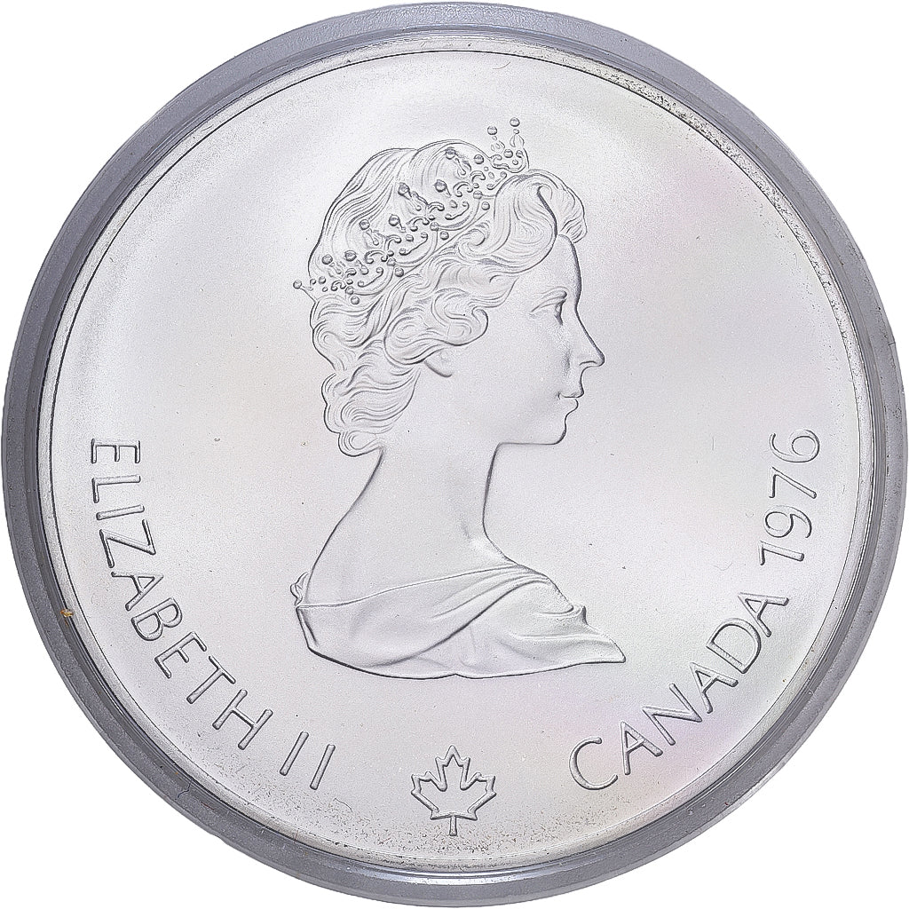 Canada, 5 Dollars, 1976 Olympics - Olympic village, 1976, Royal Canadian Mint
