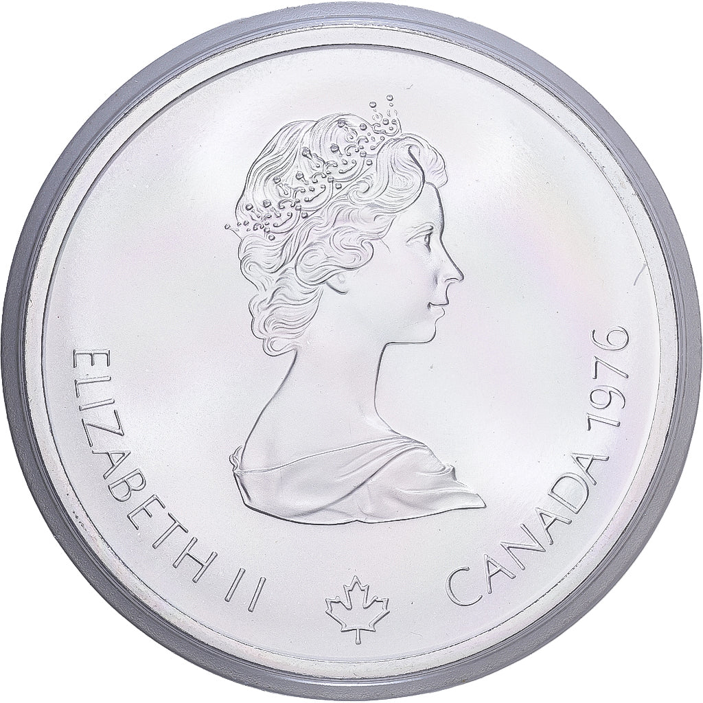 Kanada, 10 Dollars, 1976 Olympics - Olympic Velodrome, 1976, Royal Canadian