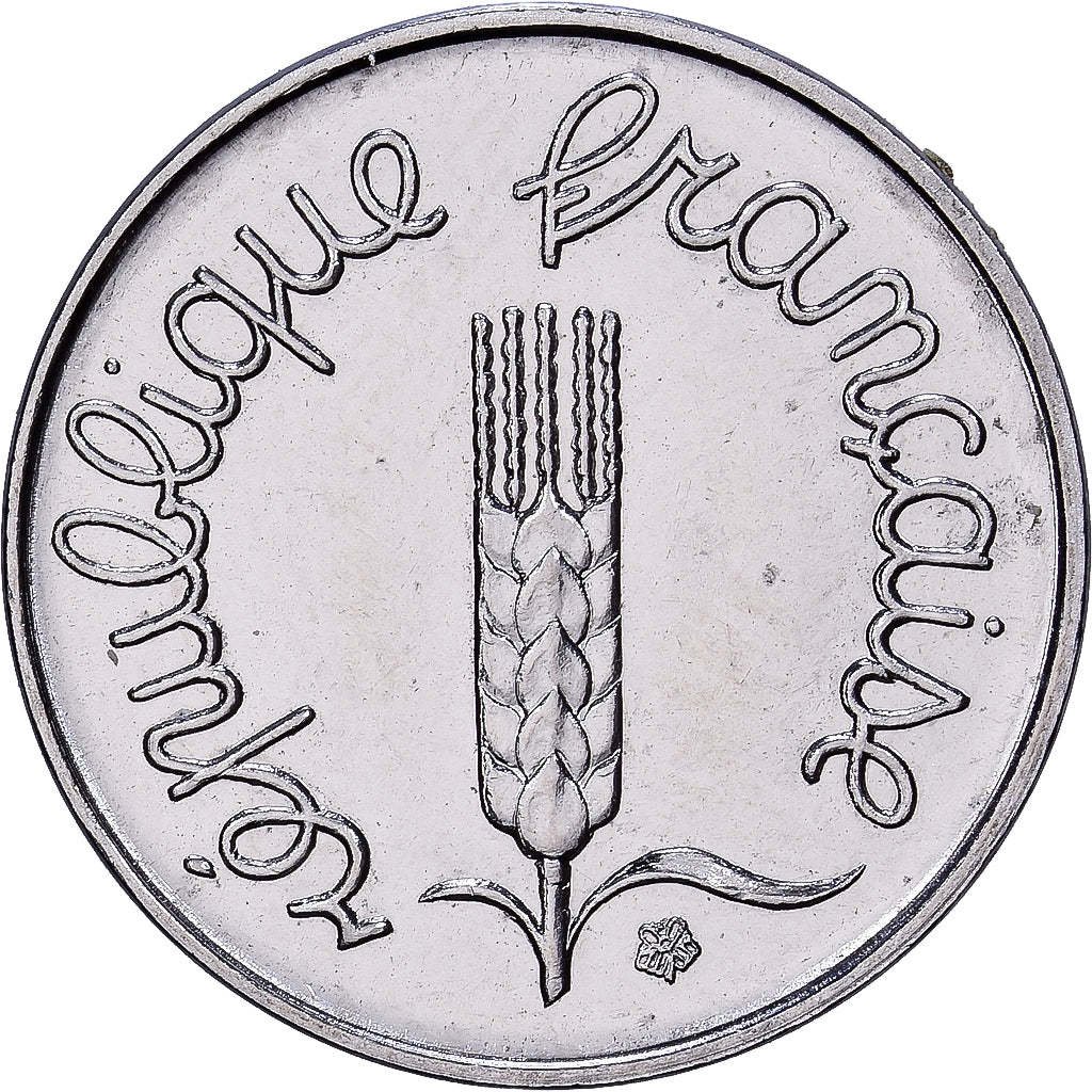 France, 1 Centime, Épi, 1994, MDP, Stainless Steel, MS(63), Gadoury:91