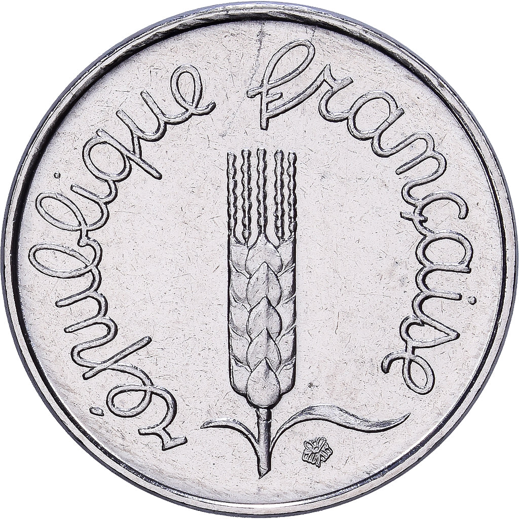 France, 1 Centime, Épi, 1981, MDP, série FDC, Stainless Steel, MS(63)