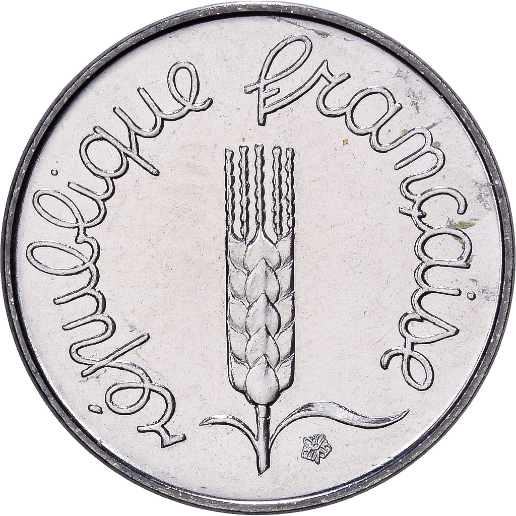 France, 1 Centime, Épi, 1984, MDP, série FDC, Stainless Steel, AU(55-58)