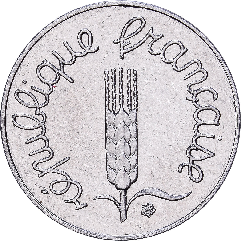 France, 1 Centime, Épi, 1996, MDP, Stainless Steel, MS(63), Gadoury:91
