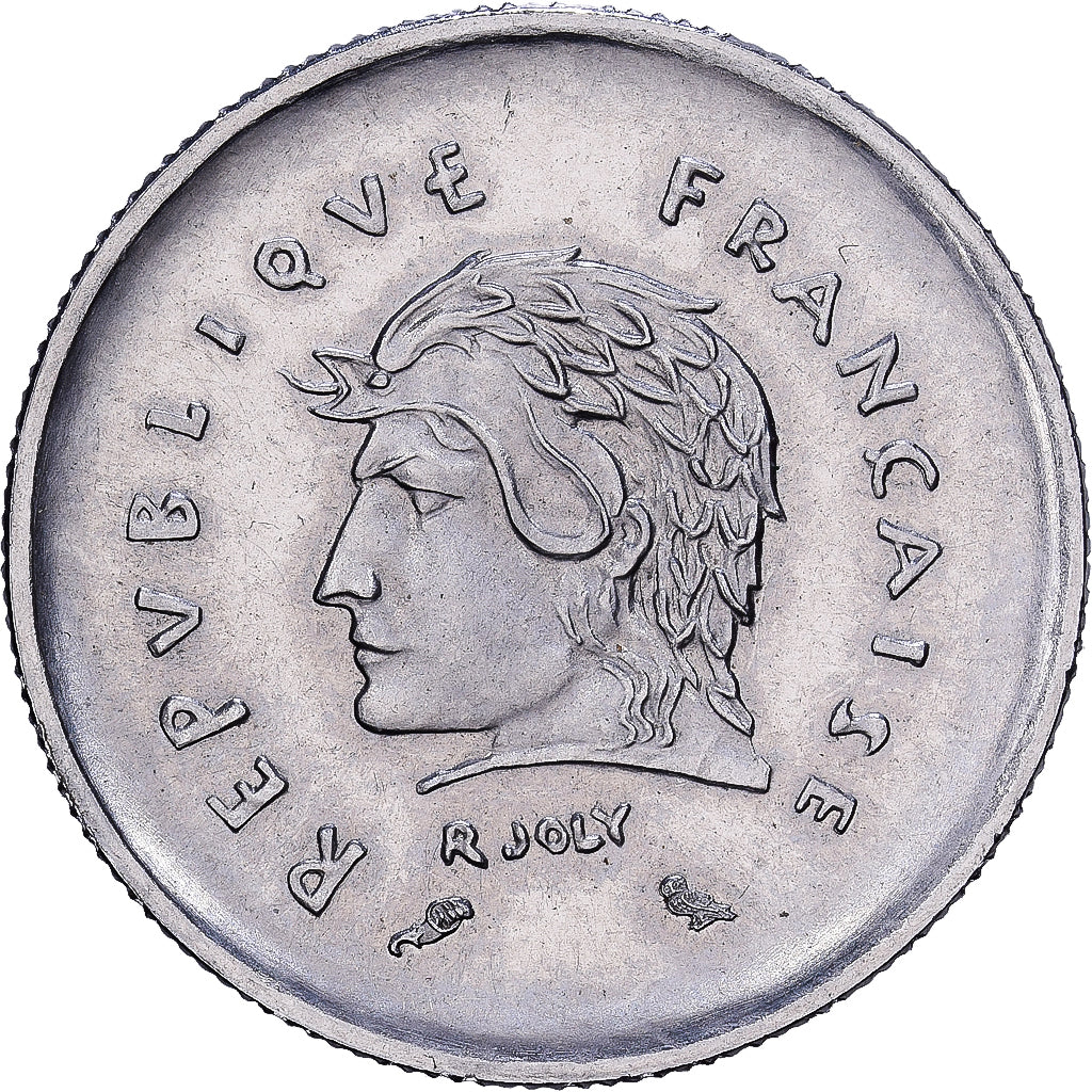 France, 5 Centimes, Marianne, 1962, MDP, Stainless Steel, MS(65-70)