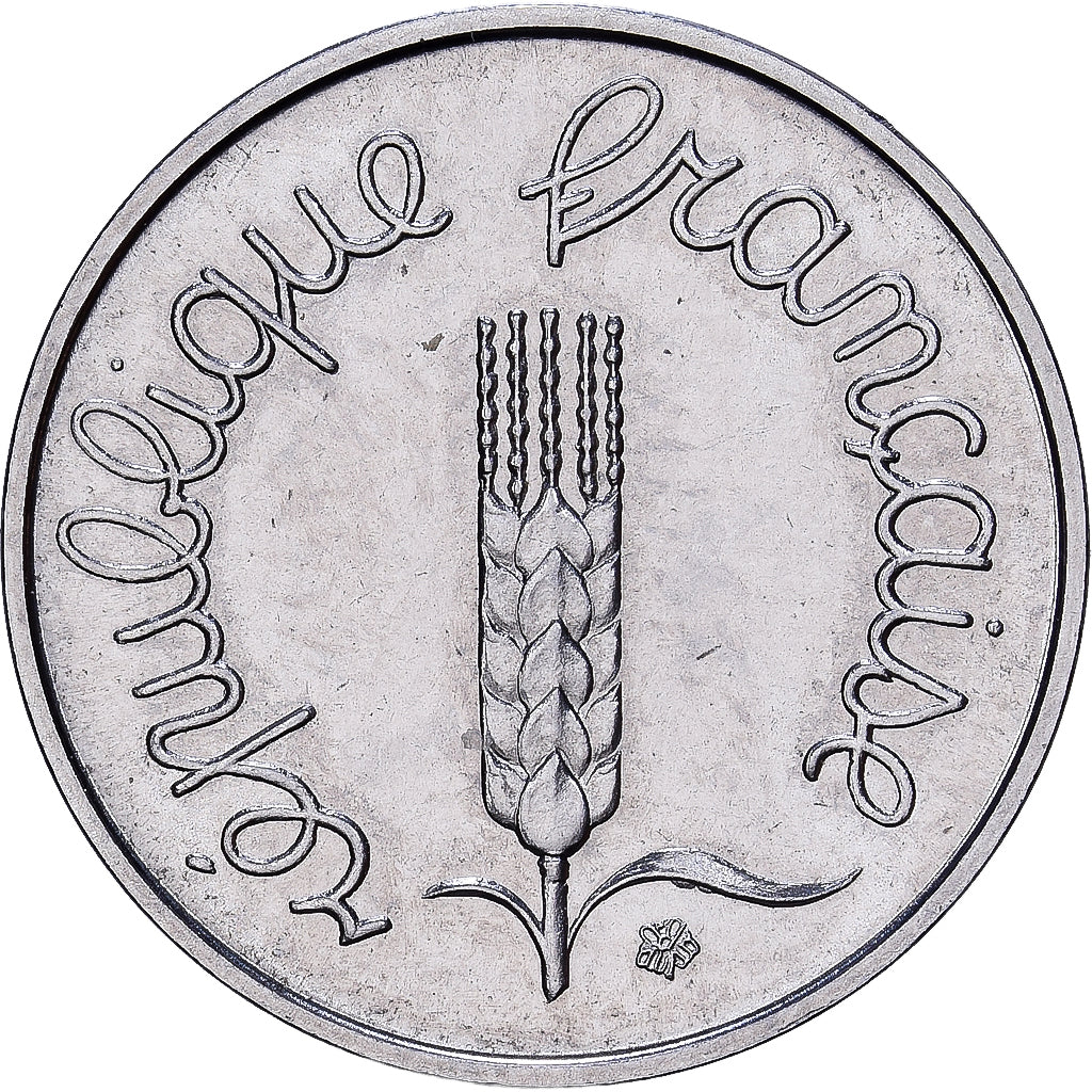 Francia, 1 Centime, Épi, 1973, MDP, Rebord, Acciaio inossidabile, FDC