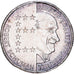 France, 10 Francs, Robert Schuman, 1986, MDP, Silver, MS(65-70), Gadoury:825