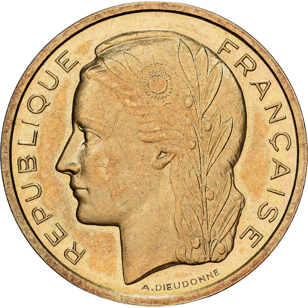 France, 20 Centimes, 1961, MDP, ESSAI, Copper-nickel Aluminium, MS(65-70)