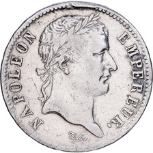 França, Napoleon I, 1 Franc, 1808, Paris, Prata, VF(30-35), Gadoury:446