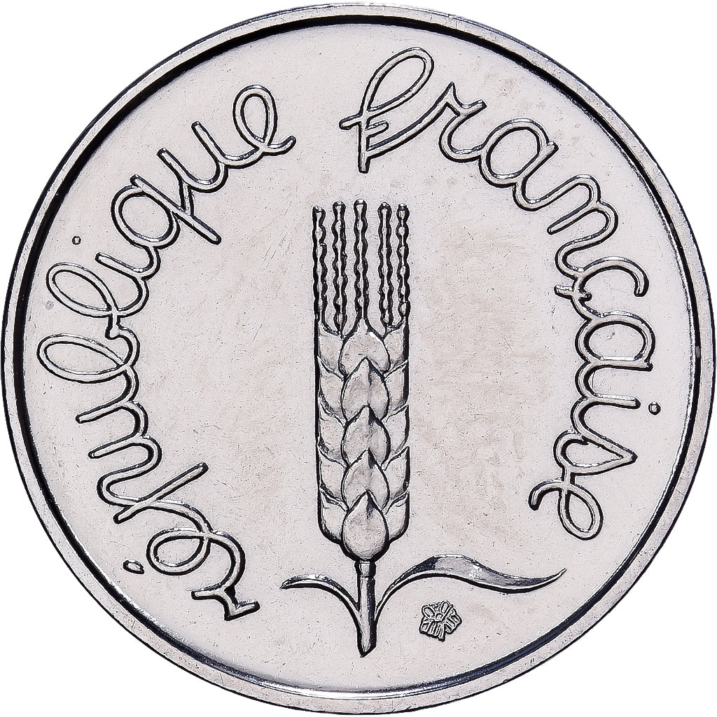 Frankrijk, 1 Centime, Épi, 1967, MDP, Stainless Steel, FDC, Gadoury:91
