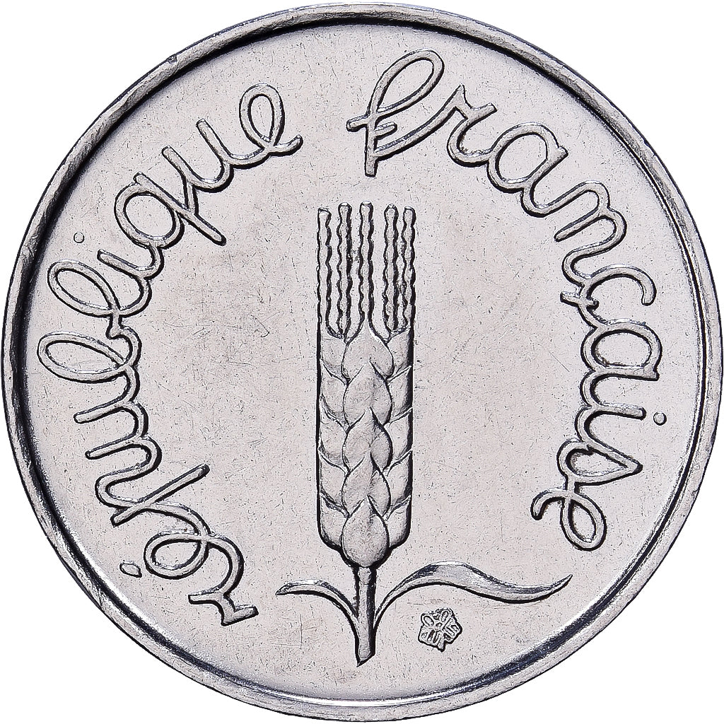 Francia, 1 Centime, Épi, 1963, MDP, Acero inoxidable, FDC, Gadoury:91