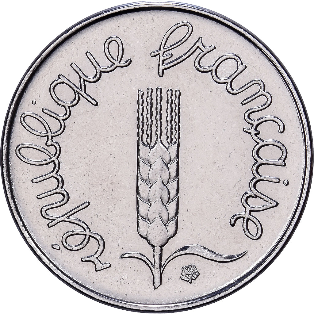 Frankrijk, 1 Centime, Épi, 1974, MDP, Stainless Steel, FDC, Gadoury:91