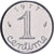 França, 1 Centime, Épi, 1977, MDP, Aço Inoxidável, MS(65-70), Gadoury:91