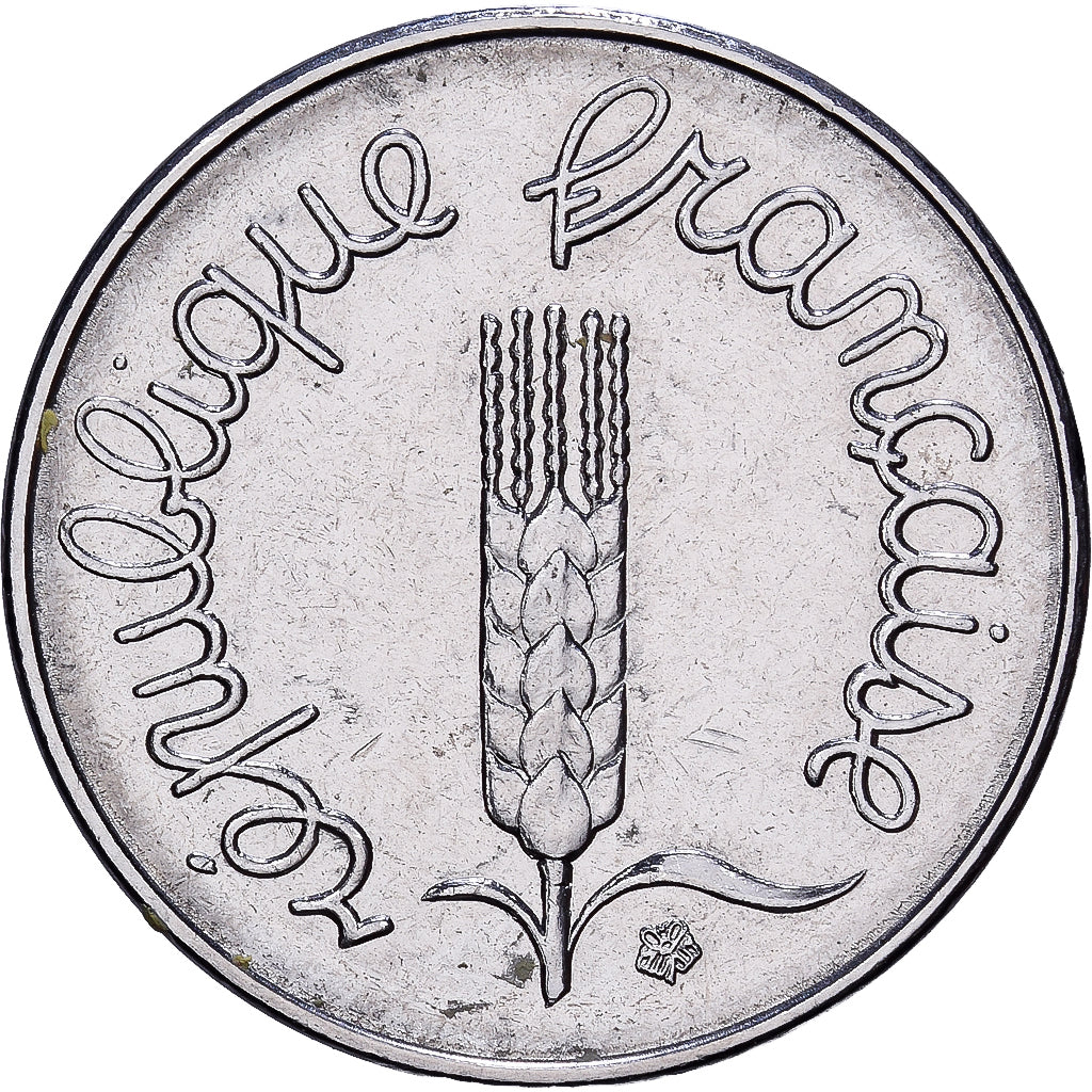 Francja, 1 Centime, Épi, 1983, MDP, Stal nierdzewna, MS(65-70), Gadoury:91