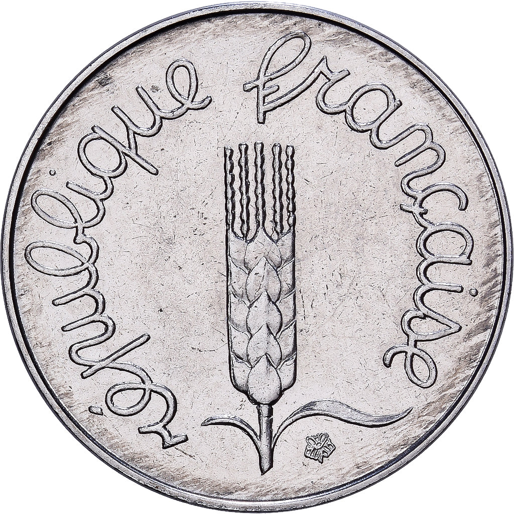 Francja, 1 Centime, Épi, 1988, MDP, Stal nierdzewna, MS(65-70), Gadoury:91