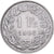Switzerland, 1 Franc, Helvetia, 1968, Bern, Cupronickel, MS(63), KM:24a