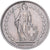 Switzerland, 1 Franc, Helvetia, 1968, Bern, Cupronickel, AU(55-58), KM:24a