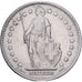 Switzerland, 2 Francs, Helvetia, 1968, Bern, Cupronickel, AU(55-58), KM:21a