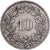 Svizzera, 10 Rappen, Libertas, 1952, Bern, Cupronickel, SPL-, KM:27