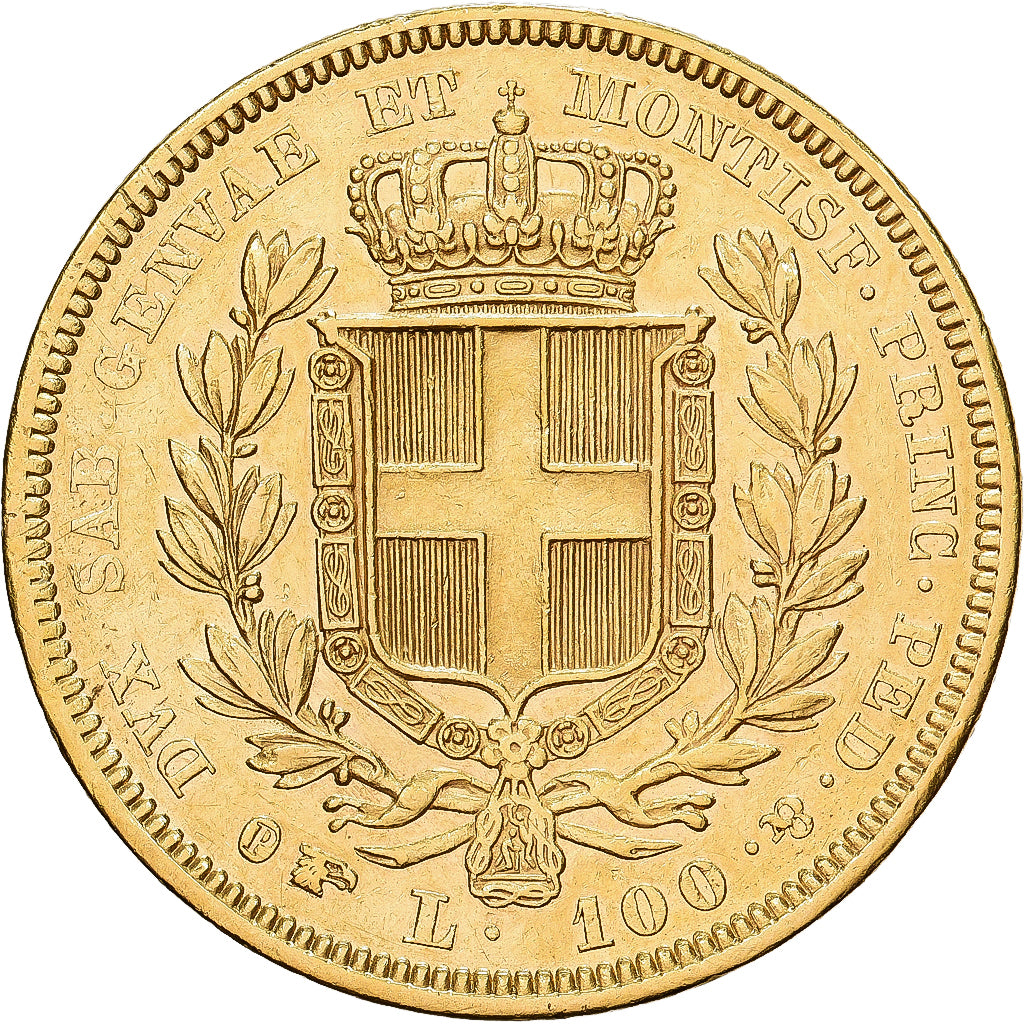 Italien Staaten, Carlo Alberto, 100 Lire, 1834, Torino, Gold, SS+, KM:133