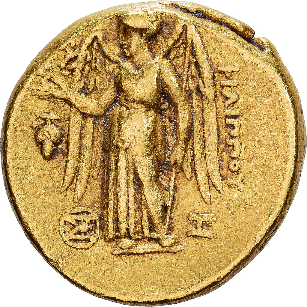 Macedonisch Koninkrijk, Philip III, Stater, 323-317 BC, Aradus, Goud, ZF