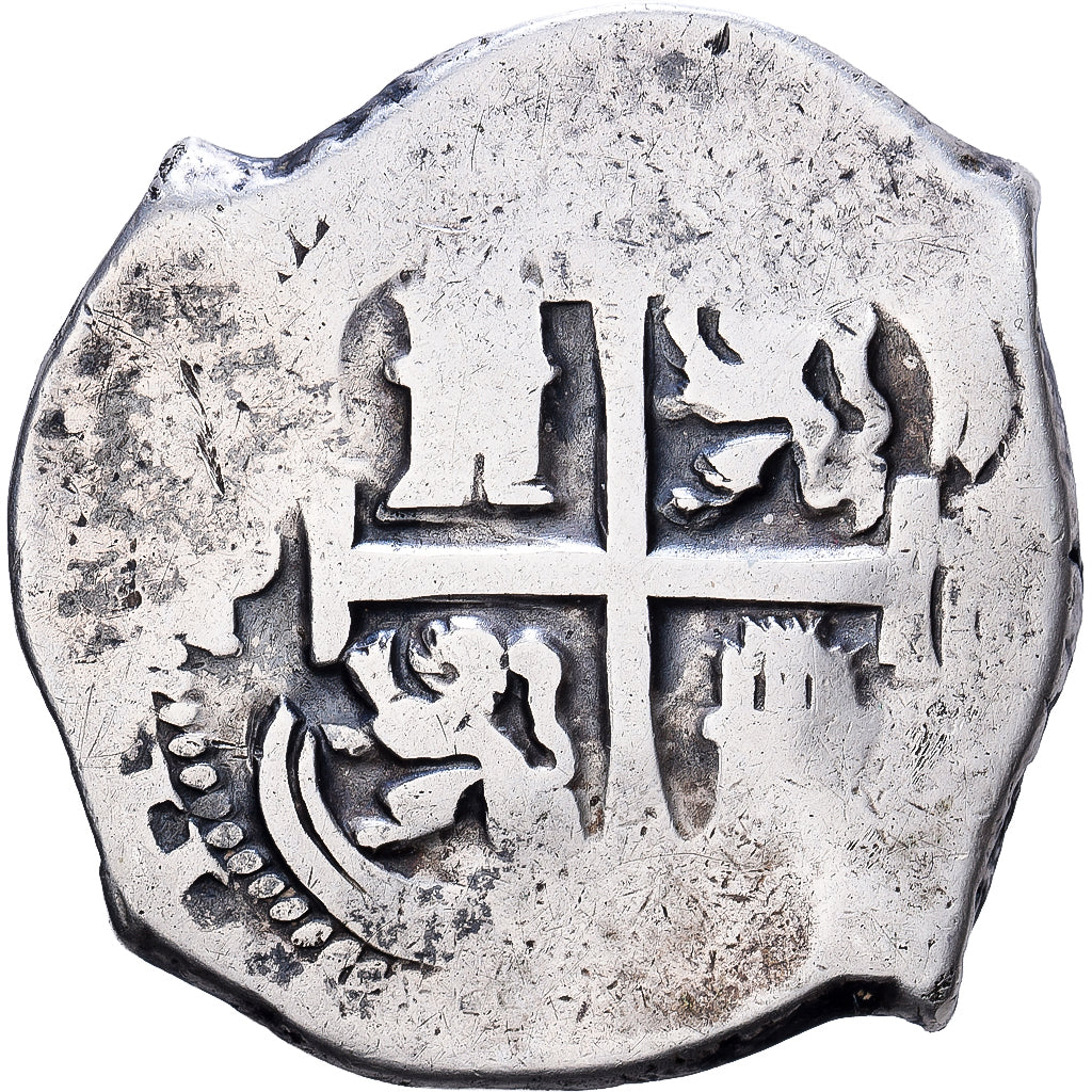 Bolivia, 8 Reales, Cob, 1727, Potosi, Silver, EF(40-45), KM:35