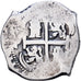 Bolivia, 8 Reales, Cob, 1727, Potosi, Silver, EF(40-45), KM:35