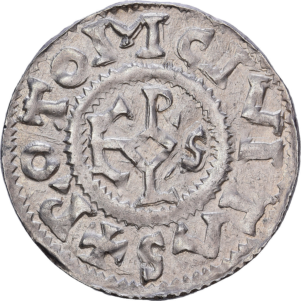 France, Saint-Ouen, Denarius, Xth Century, Rouen, Silver, AU(50-53), Prou:394