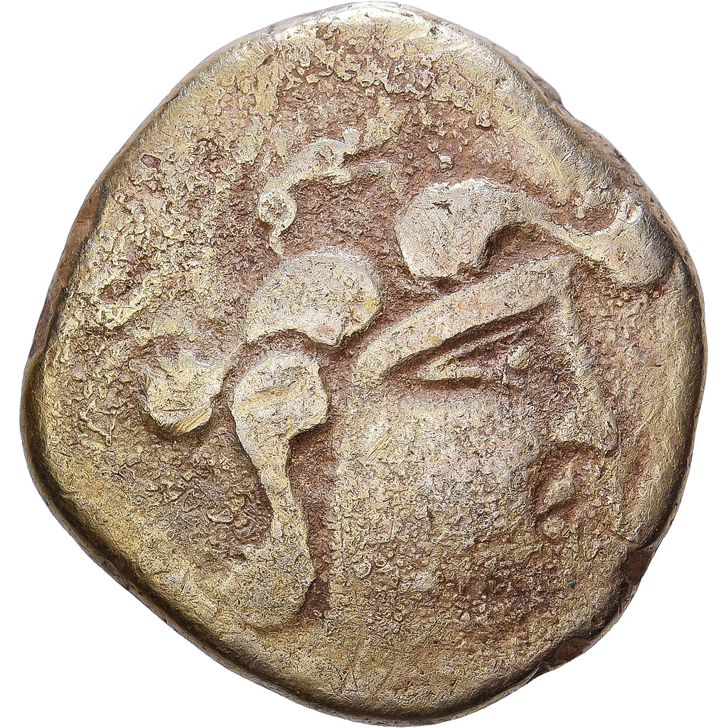 Gaul, Baiocasses, Stater, Ist century BC, Electrum, EF(40-45), Delestrée:2254-5