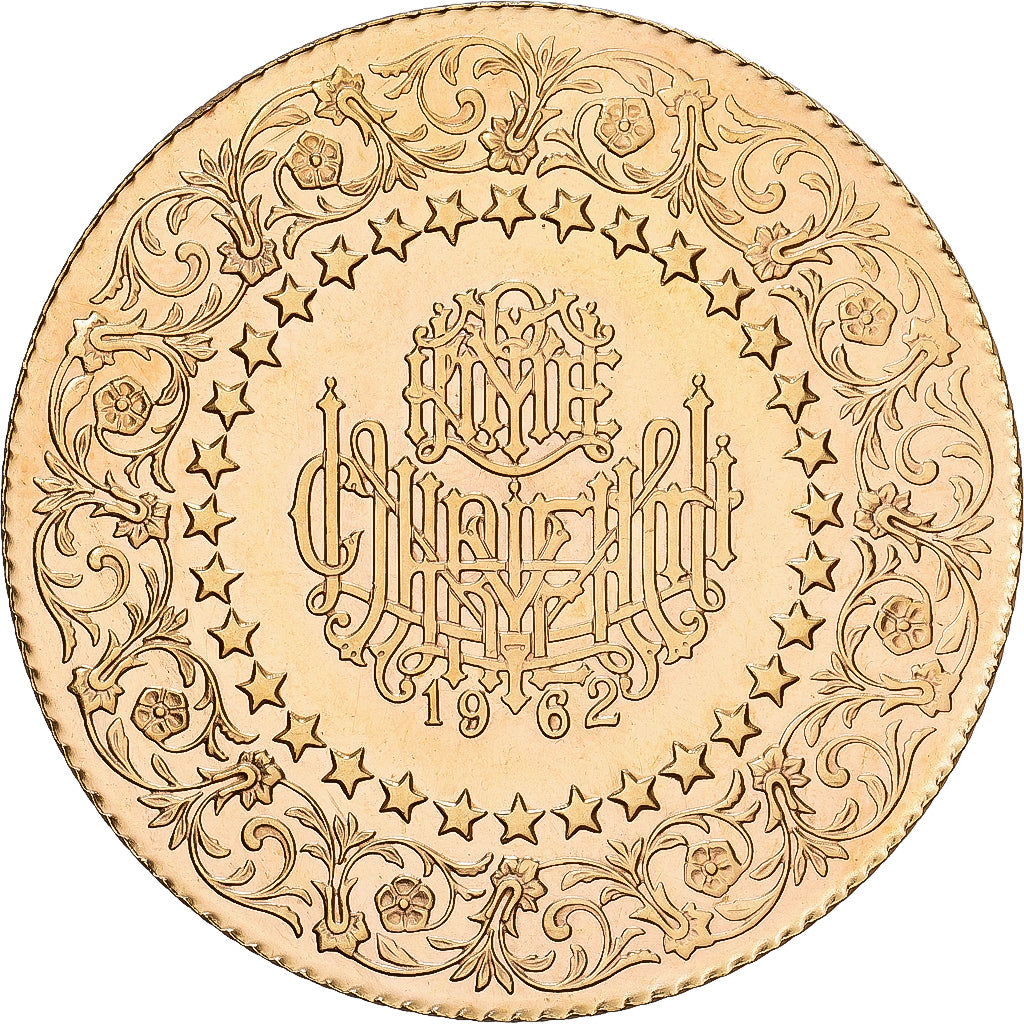 Turquía, Mustafa Kemal Atatürk, 500 Kurush, 1962, Istanbul, Oro, EBC, KM:874