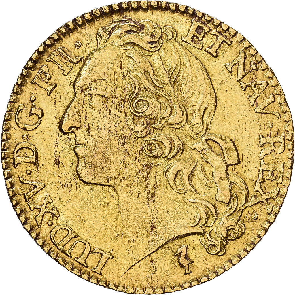 Francia, Louis XV, Louis d'Or, Louis d'or au bandeau, 1747, Lille, Oro, SPL-
