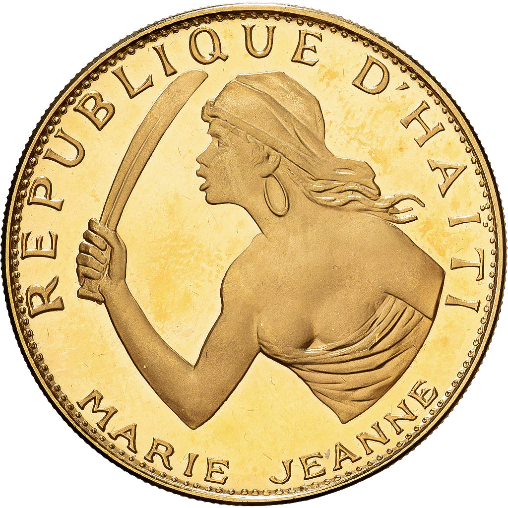 Haiti, 100 Gourdes, 10e anniversaire de la révolution - Marie Jeanne, 1967, BE