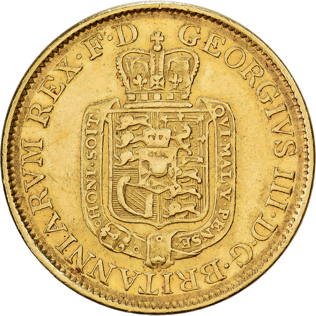 Deutsch Staaten, 5 Thaler, 1813, London, Gold, SS, KM:101