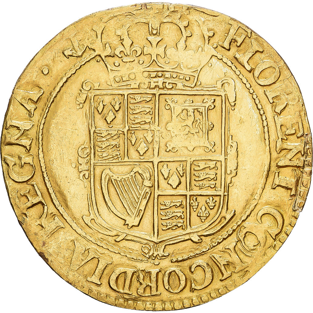 Kingdom of England, Charles I, 20 Shillings, 1628-1629, London, Gold, AU(50-53)