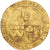 France, Henri VI de Lancastre, Salut d'or, 1423, Rouen, Gold, EF(40-45)