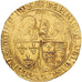 France, Henri VI de Lancastre, Salut d'or, 1423, Rouen, Or, TTB, Duplessy:443A