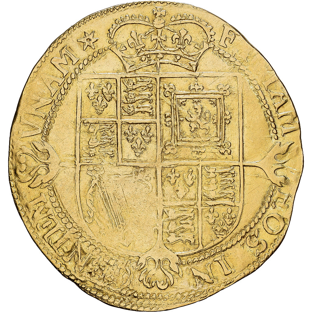 Großbritannien, James I, 20 Shillings, 1624, London, Gold, SS, Spink:2638B