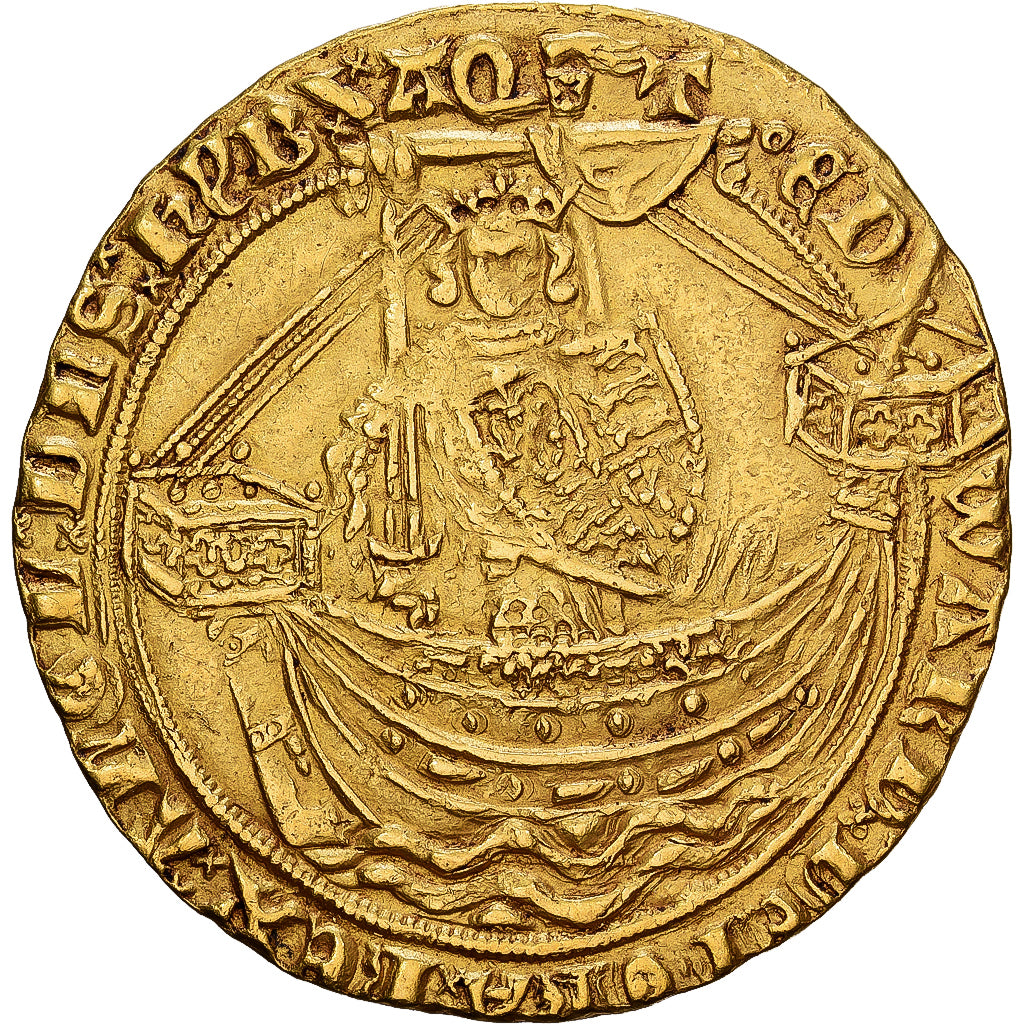Great Britain, Edward III, Noble, 1363-1369, London, Gold, EF(40-45)