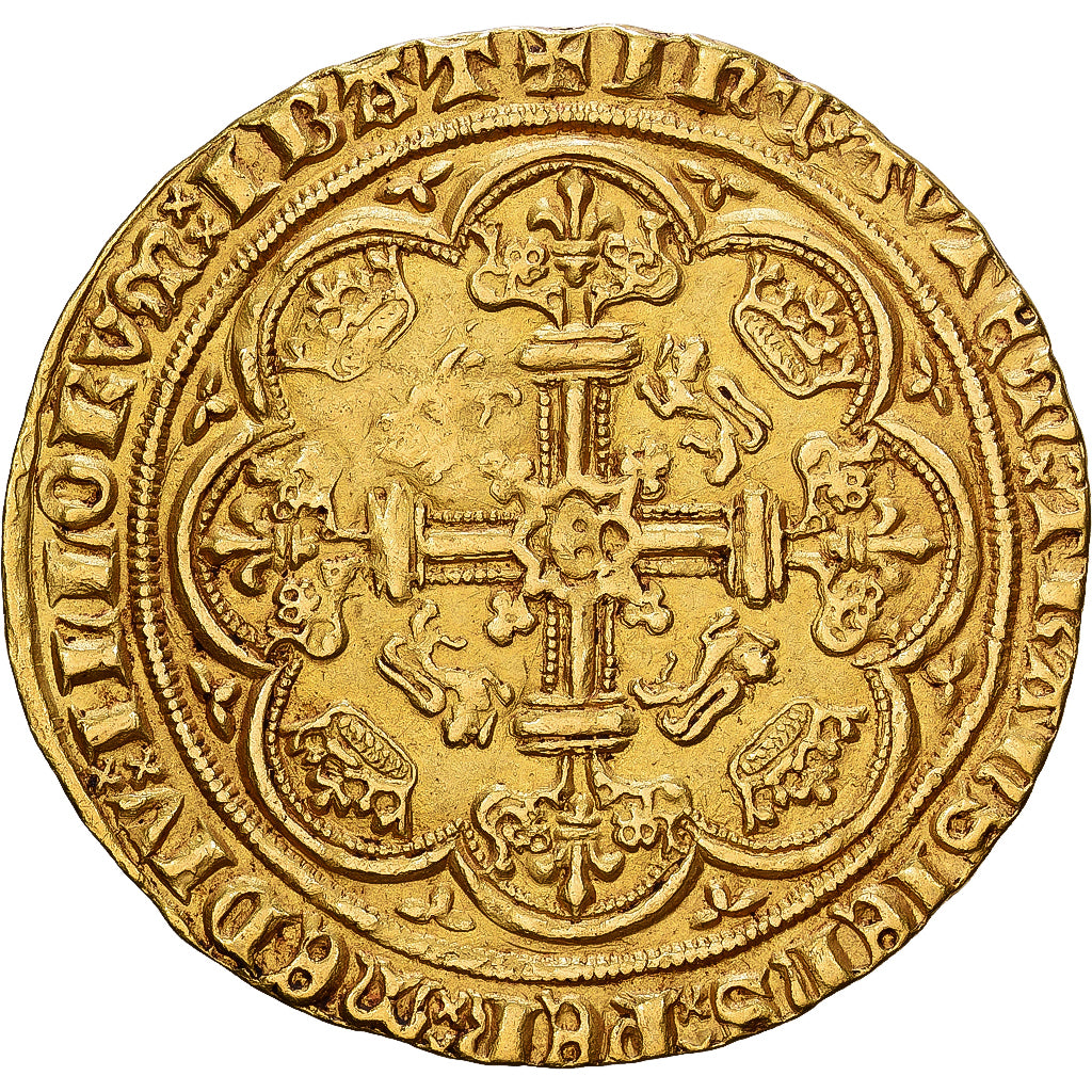 Great Britain, Edward III, Noble, 1363-1369, London, Gold, EF(40-45)