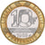 Frankreich, 10 Francs, Montesquieu, 1989, MDP, BU, Bi-Metallic, STGL