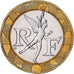 Frankreich, 10 Francs, Génie de la Bastille, 1989, MDP, BU, Bi-Metallic, STGL