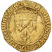 França, Écu d'or au soleil, Charles VIII, Bordeaux, 1ère émission, Dourado