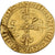 Francia, Écu d'or au soleil, Charles VIII, Bordeaux, 1ère émission, Oro, BC+