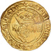 Henry VIII, Crown of the Double Rose, 1526-1544, London, Dourado, EF(40-45)