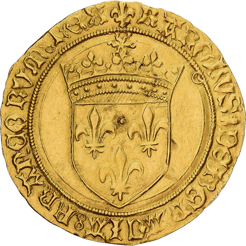 Frankreich, Charles VIII, Écu d'or au soleil, 1494, Toulouse, Gold, SS+