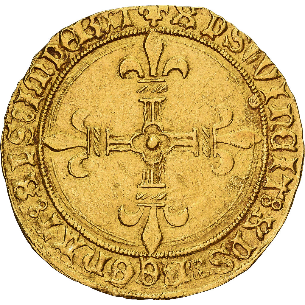 Frankreich, Charles VIII, Écu d'or au soleil, 1494, Toulouse, Gold, SS+