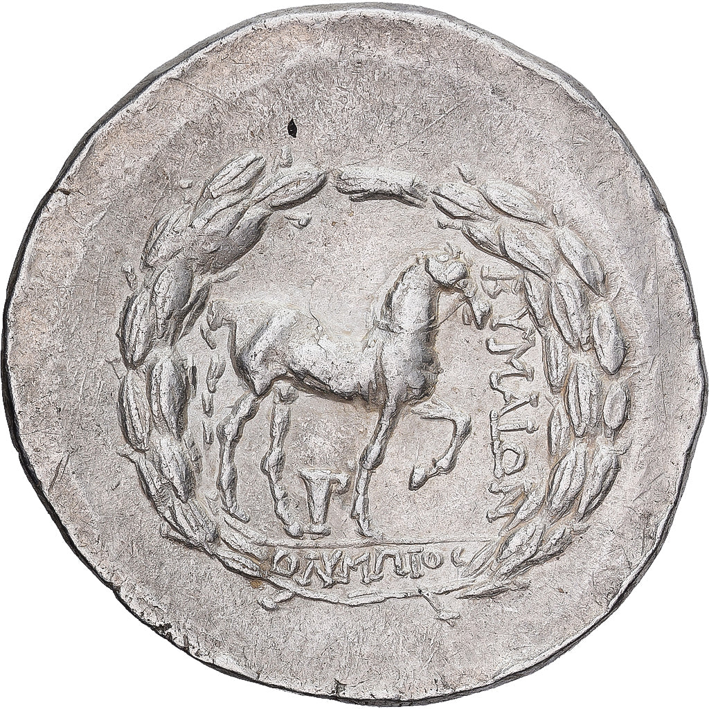 Aeolis, Tetradrachm, ca. 155-143 BC, Kyme, Silver, AU(50-53), SNG-Cop:103