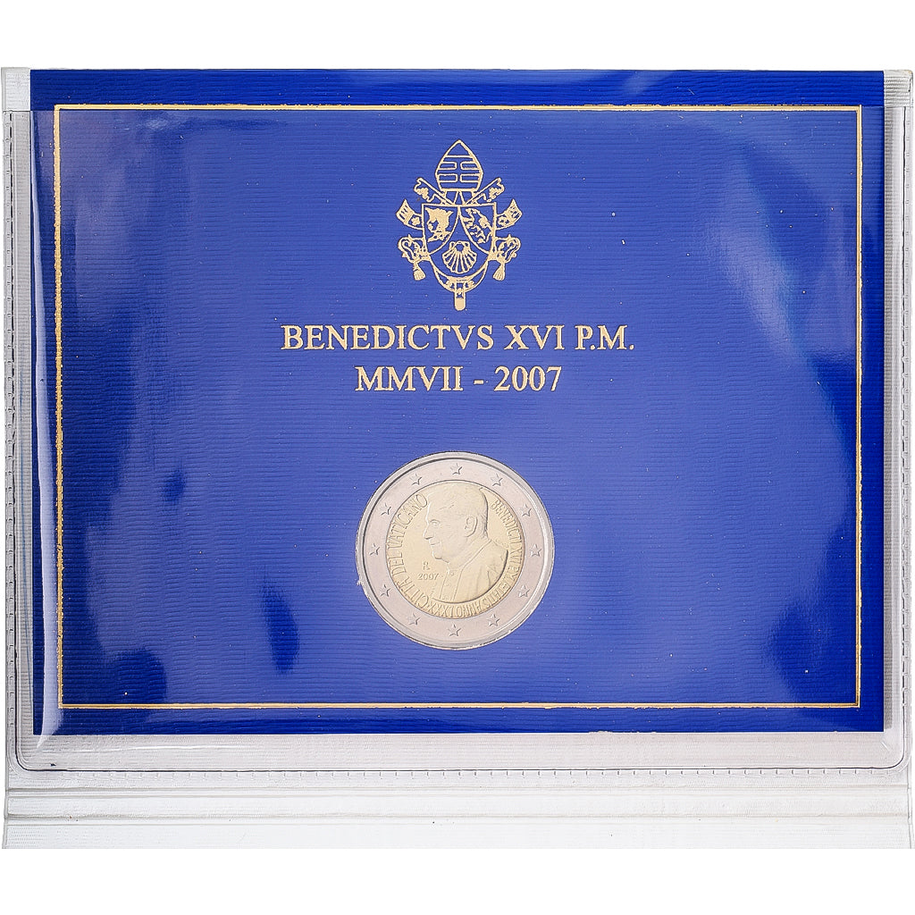 Watykan, Benedict XVI, 2 Euro, 80th birthday Pope Benedict XVI, 2007, Rome